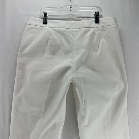 Vince Camuto Pants Womens Size 6 Chino Slim Straight Low Rise Trousers White - Picture 5 of 10